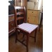 SEDIA IN NOCE RUSTICA