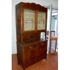 CREDENZA STILE LIBERTY IN LEGNI MISTI