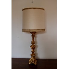 CANDELABRO IN LEGNO DORATO